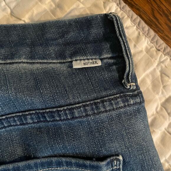 Mother High Waisted The Looker Ankle Jeans in Double Shot Espresso Size 25 - Picture 7 of 8